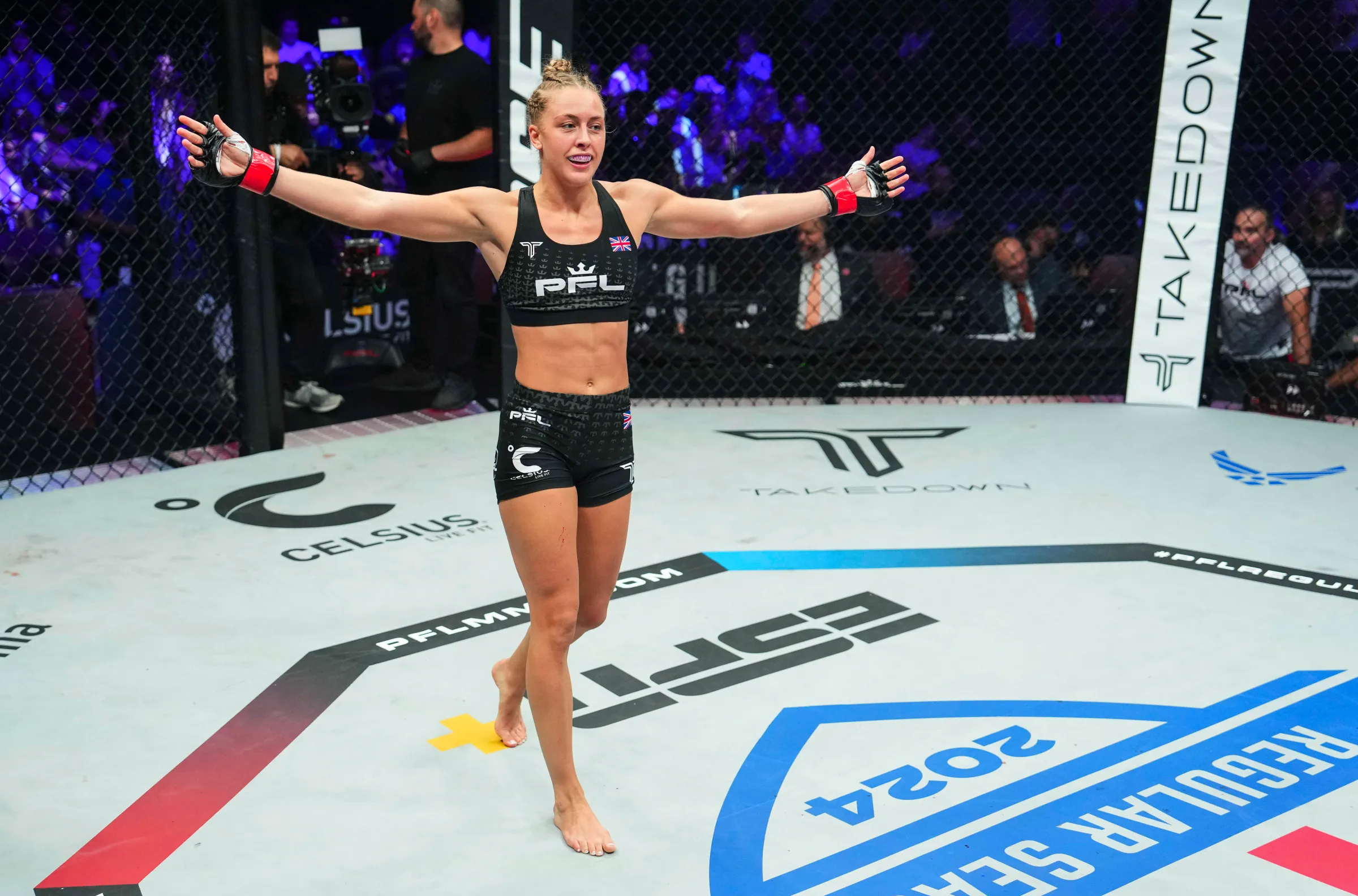 A Próxima Ilia Topuria? Dakota Ditcheva Choca Fãs com Celebração Antecipada Inspirada em Sophie Cunningham para o PFL New York