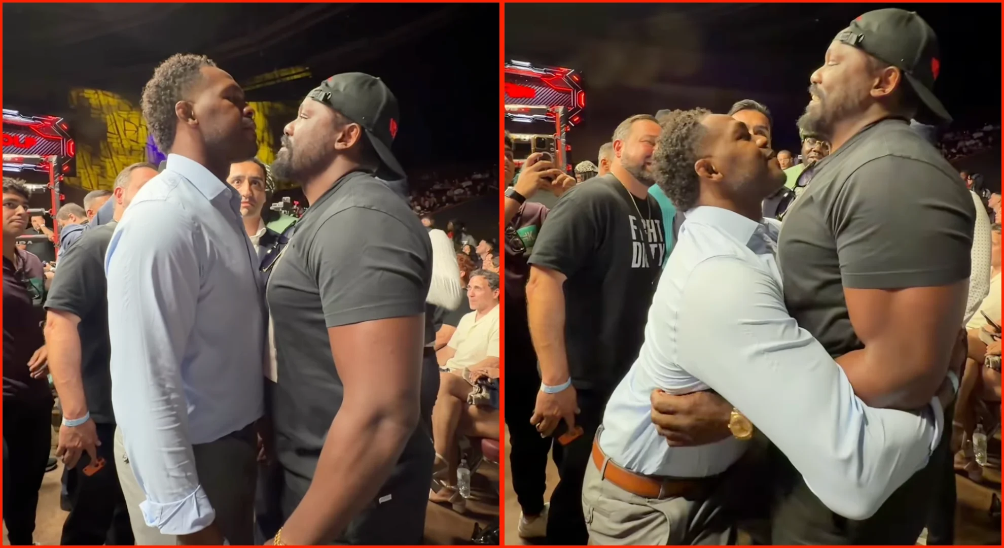 Jon Jones Agarra Derek Chisora em Confronto Inesperado no Boxe Sem Luvas da IBA em Miami e Acende Rumores de Luta