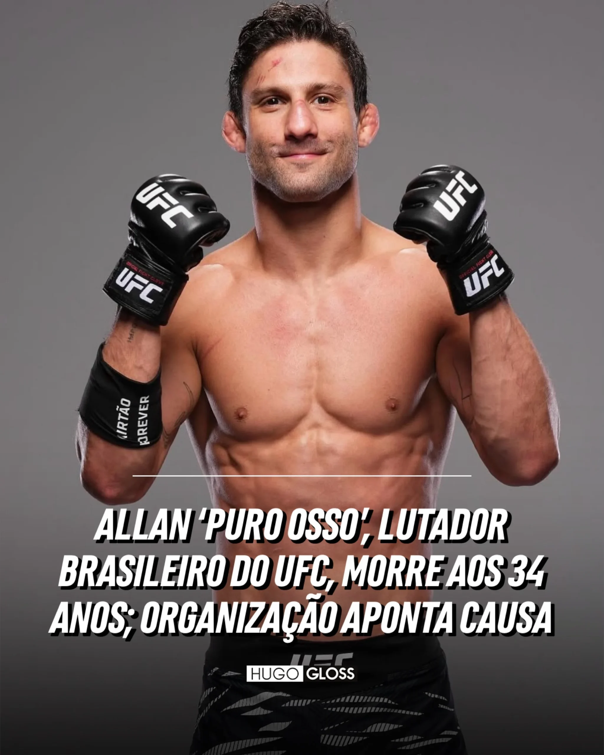 Luto no MMA Brasileiro: Allan “Puro Osso” Nascimento Morre Aos 34 Anos; UFC Brasil Confirma Falecimento de Lutador e Causa é Apontada