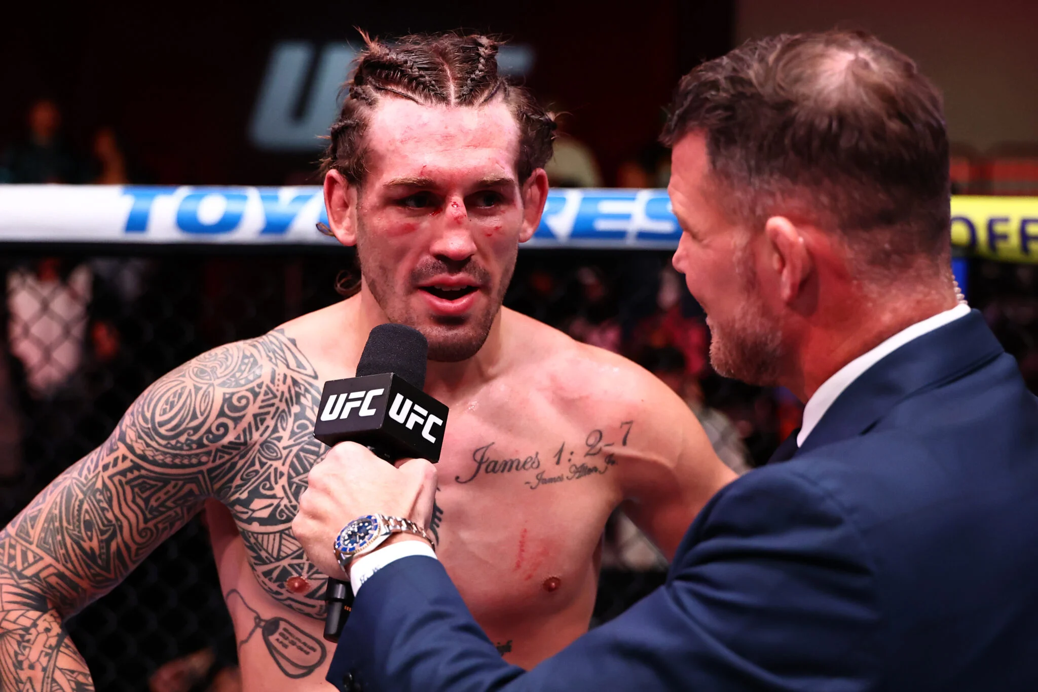 Brendan Allen apoia Sean Strickland na luta por melhores salários no UFC, mas se desculpa com a organização, revelando o dilema de “somos subremunerados”.