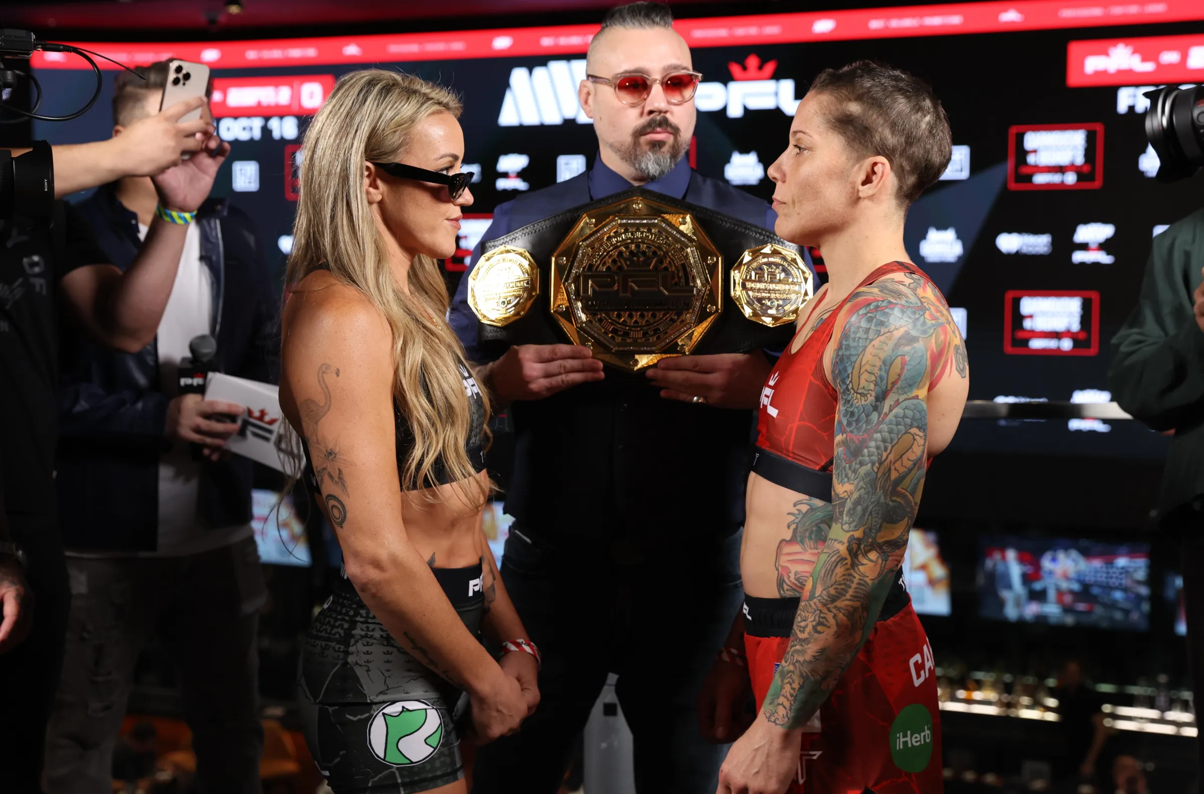 PFL Chicago Results: Liz Carmouche x Jena Bishop 2 Agita Wintrust Arena em Luta pelo Título Vago dos Pesos-Moscas